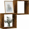 vidaXL Kubusplanken, 2 stuks, gerookt eikenhout, 30x15x30 Productafbeelding-voorbeeld 2