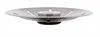 A stainless steel sink strainer with a central knob and slotted edges, shown from a side angle against a white background. Produktbild-Vorschau