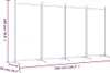 A line drawing of a white room divider with dimensions indicated. Voir les images du produit