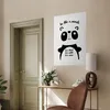 Posterpapier Poster - Be Like a Panda 21x30 cm Text Produktbild-Vorschau 2