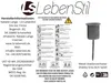 LS-LebenStil Metall Stabkerzenhalter Shabby Grau 8cm Spieß Produktbild-Vorschau 2