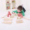 Bigjigs Rail Holzschienen-Set Brücke 18 Teile Produktbild-Vorschau 5