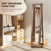 COSTWAY 360° otočná skrinka na šperky, organizér na šperky Náhľad obrázku produktu 5