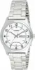 A close-up studio shot of a silver Casio watch with a white face. Produktbild-Vorschau