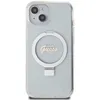 Guess Ring Stand Script Glitter MagSafe Hoesje voor iPhone Productafbeelding-voorbeeld 3