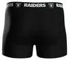 NFL Las Vegas Raiders 3-Pack 95% Baumwolle Boxers | Produktbild-Vorschau 2