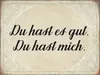 vianmo Holzschild 30x40 cm du hast es gut du hast mich Produktbild-Vorschau 1