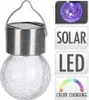 Viacfarebná LED solárna žiarovka 6 cm Automatická zmena Náhľad obrázku produktu 4