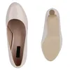 VAN HILL Damen Klassische Pumps Stiletto Plateau Vorne Produktbild-Vorschau 3