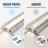 MasterLED profil na sadrokartón hliníkový 2 m - LED pásik Náhľad obrázku produktu 4