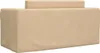 vidaXL Kinder-Schlafsofa 2-Sitzer Creme Weicher Plüsch Produktbild-Vorschau 6