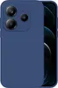 A blue phone case is shown from the back, with the camera lenses visible. Produktbild-Vorschau
