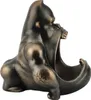 riess-ambiente Deko-Figur KING APE 25cm Polyresin bronze Produktbild-Vorschau 6