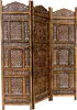 Paravento in legno dall'India abhinava Anteprima dell’immagine prodotto 1