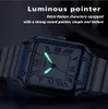 Close-up of a watch face with luminous hands and Roman numerals. Produktbild-Vorschau