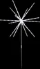 LED Weihnachtsstern Gartenstecker Außen kaltweiß DIA 50xH95cm Batterie Voir les images du produit