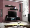 Fernsehtisch FREYA schwarz 160x30x40 cm mit Stauraum und Produktbild-Vorschau 1