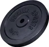 A single black weight plate on a white background. Produktbild-Vorschau
