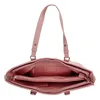 XL großer Damen Shopper Umhängetasche Tasche Leder Optik Produktbild-Vorschau 5