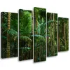 5-teiliges leinwandbild natur regenwald 100x70 cm Feeby Produktbild-Vorschau 1