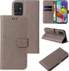 A collage of images showing a flip phone case from different angles, including one with a phone inserted. Produktbild-Vorschau