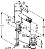 KLUDI BOZZ Mitigeur monocommandé pour bidet, montage Anteprima dell’immagine prodotto 6