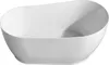 Weiße Halbrunde Acryl Badezimmer  Badewanne Oval Standwanne Produktbild-Vorschau 3