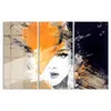 DEQORI Glasbild Echtglas 3x50x100 cm 'Abstraktes Gesicht' Produktbild-Vorschau 2