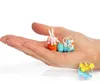 com-four® 18-teiliges Set Holzfiguren Ostern bis 4 cm - Produktbild-Vorschau 5