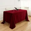 Matter Velours-Tischdecke in Bordeaux für Tisch 230×230 cm Produktbild-Vorschau 2