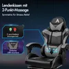 Fotel do gier z masażem ALFORDSON, odchylany o 150°, Podgląd zdjęcia produktu 4