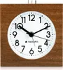 Navaris Analog Holz Wecker mit Snooze - Retro Uhr im Produktbild-Vorschau 8