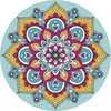 GRAFIX Diamantová mandala rámová malba tyrkysová 30cm Náhled obrázku produktu 1