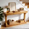 FATIVO Tavolo consolle lungo 120 cm – tavolo in legno con Anteprima dell’immagine prodotto 10