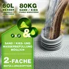 tillvex® Pied de parasol Gris 60 litres / 80 kg - 4 pièces Voir les images du produit 3