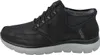 Side view of a black Skechers boot. Produktbild-Vorschau