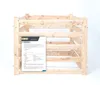 Westmann Holz Komposter Konni S Lärchenholz Natur 85x85x80 Produktbild-Vorschau 2