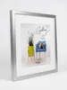 Cadre photo 50 x 50 cm Cadre photo argenté Verre Voir les images du produit 3