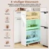 COSTWAY Carrello da nicchia 20 cm, carrello da cucina Anteprima dell’immagine prodotto 4