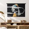 MuchoWow® Wandteppich Wandbehang Mädchen mit Perlenohrring Produktbild-Vorschau 6