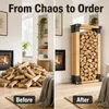 YARDIN, ensemble de 4 supports pour empiler le bois de Voir les images du produit 4
