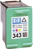 A close-up studio shot of an HP Tri-Colour Print Cartridge. Produktbild-Vorschau