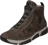 A single brown Rieker boot is shown against a white background. Náhled obrázku produktu