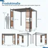COSTWAY Pergola 2,3 x 2,3m, Terrassenüberdachung Produktbild-Vorschau 8