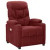 vidaXL Massagesessel Weinrot Stoff Produktbild-Vorschau 8