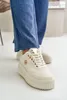 Sneakersy Buty Sportowe Damskie Ocieplane Na Masywnej Podgląd zdjęcia produktu 6