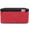 A red KÄNGABOX® Mini Thermobox with a black lid, shown from the front on a white background. Produktbild-Vorschau
