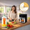 Heißluftfritteuse 5 L 1400 W 8 Programme Touchdisplay Produktbild-Vorschau 6
