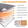 ZMH Wärmedecke Elektrisch Flanell 180x130cm Produktbild-Vorschau 3