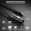 deleyCON 5m XLR Buchse auf 3,5mm Klinke Stecker Stereo AUX Produktbild-Vorschau 3